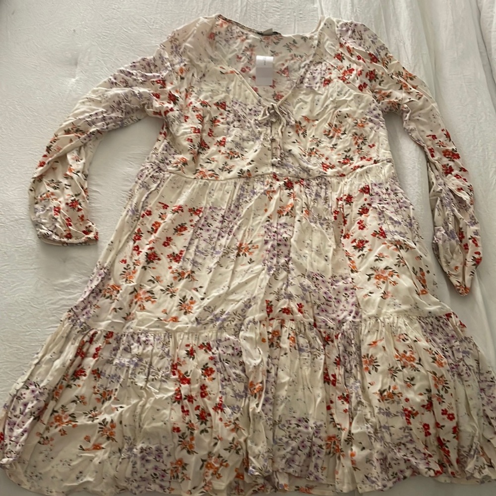 Floral mini dress